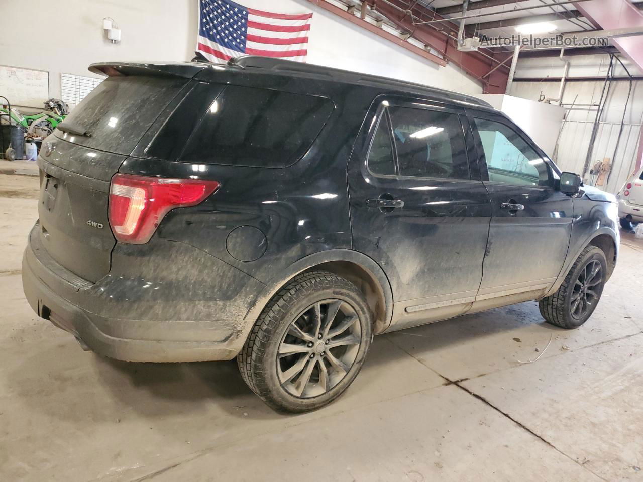 2018 Ford Explorer Xlt Black vin: 1FM5K8D85JGA22076