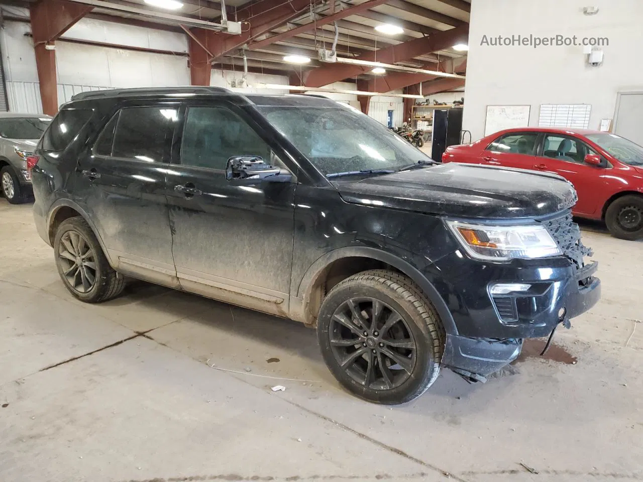 2018 Ford Explorer Xlt Black vin: 1FM5K8D85JGA22076