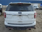 2018 Ford Explorer Xlt White vin: 1FM5K8D85JGA24717