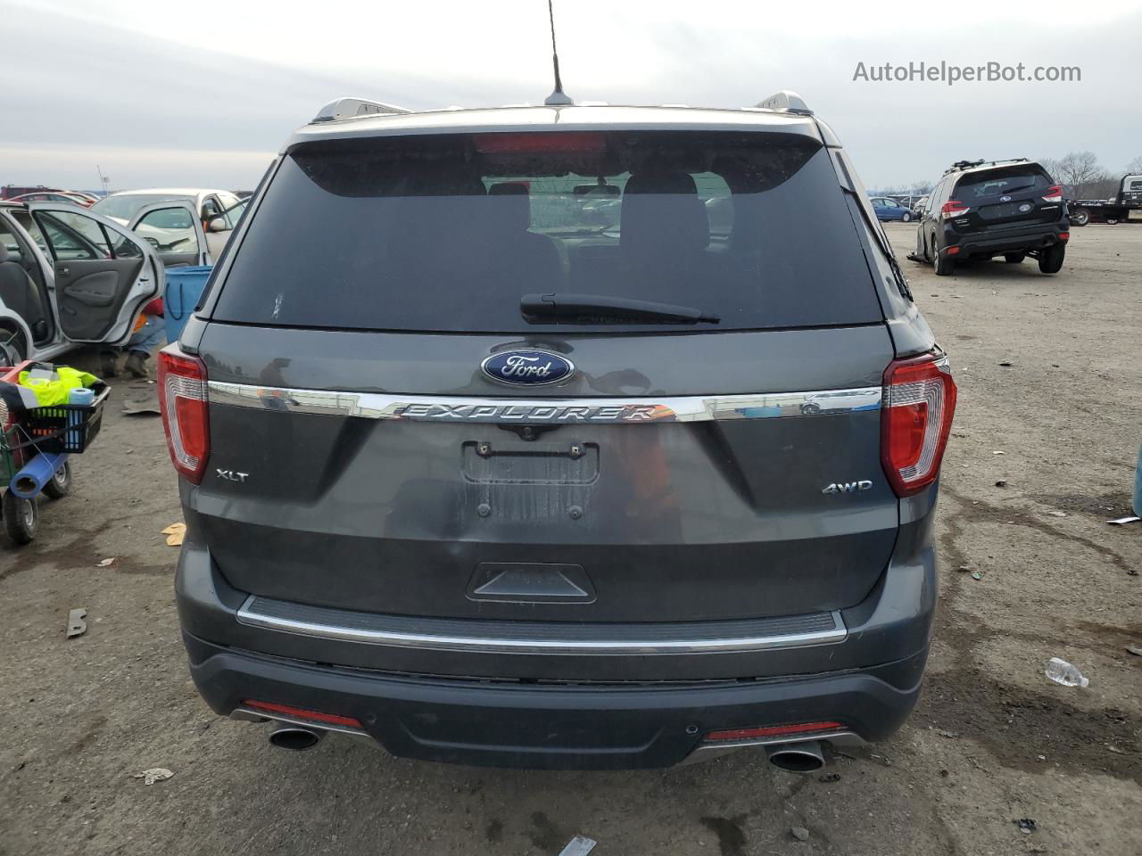 2018 Ford Explorer Xlt Угольный vin: 1FM5K8D85JGA61539