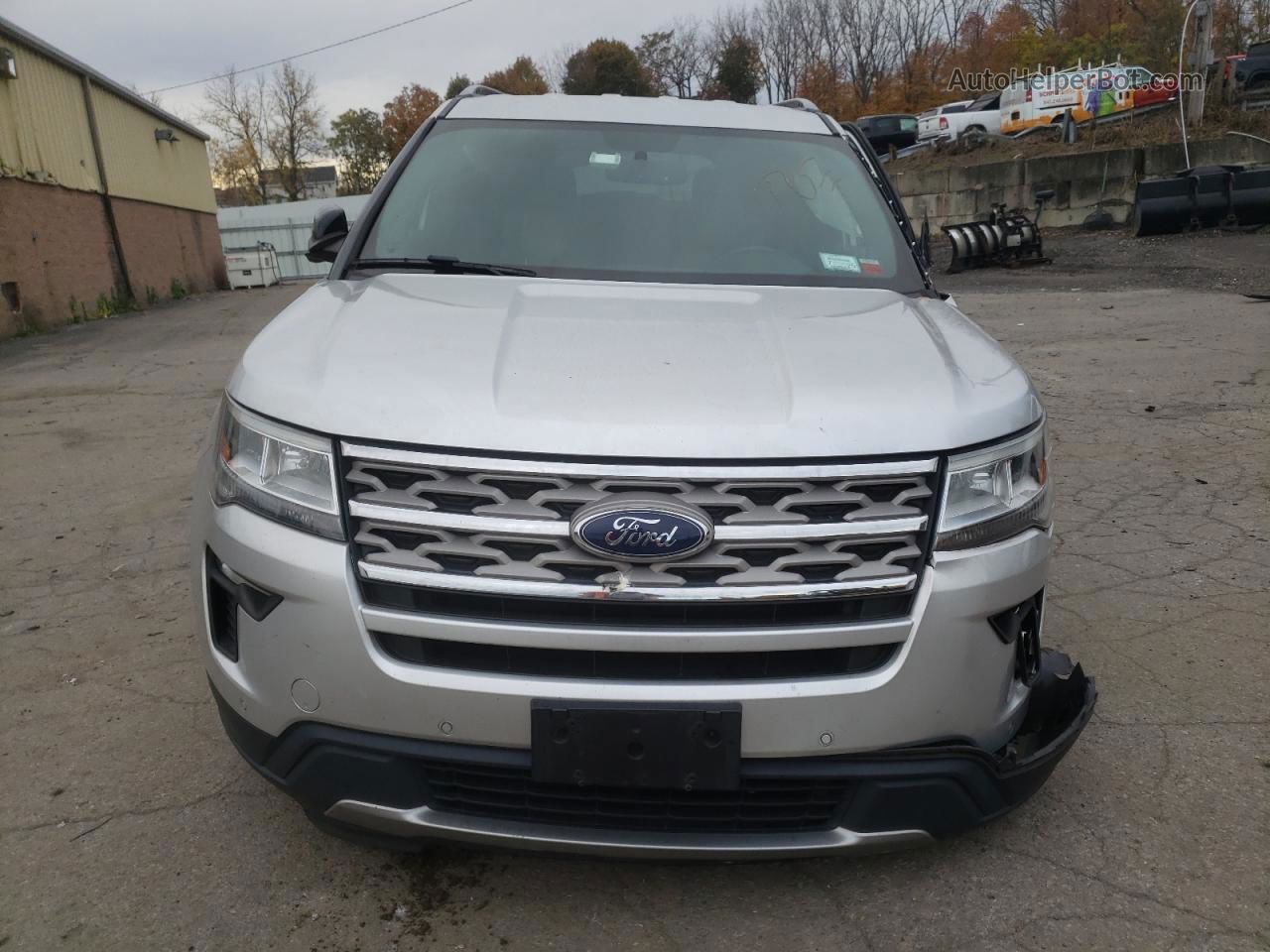 2018 Ford Explorer Xlt Silver vin: 1FM5K8D85JGA62108