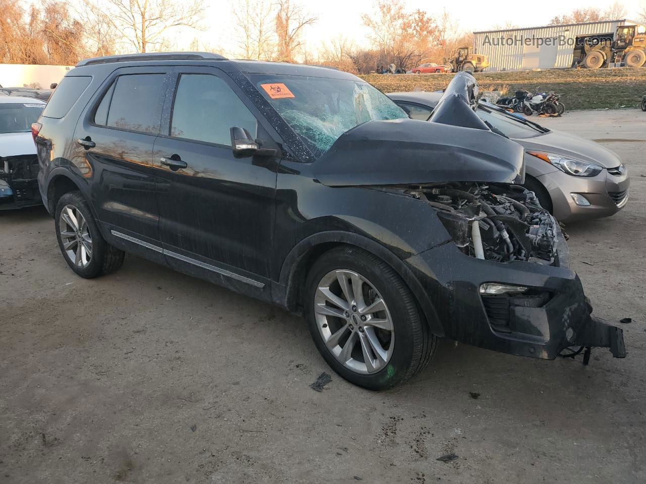 2018 Ford Explorer Xlt Черный vin: 1FM5K8D85JGA67745