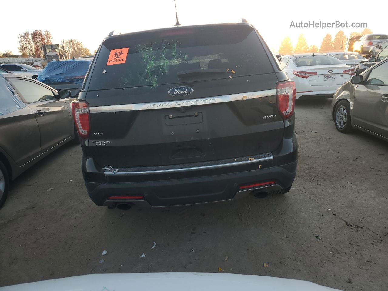 2018 Ford Explorer Xlt Черный vin: 1FM5K8D85JGA67745