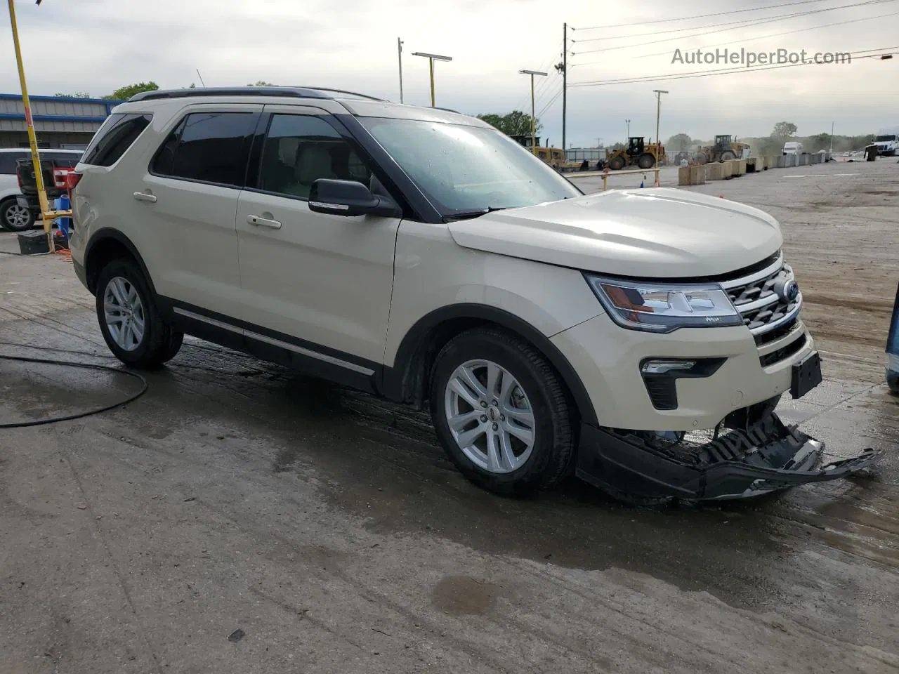 2018 Ford Explorer Xlt Beige vin: 1FM5K8D85JGB26843