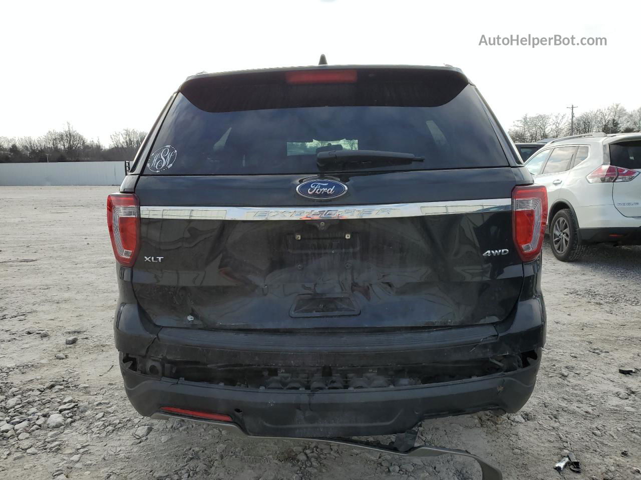 2018 Ford Explorer Xlt Black vin: 1FM5K8D85JGB86945