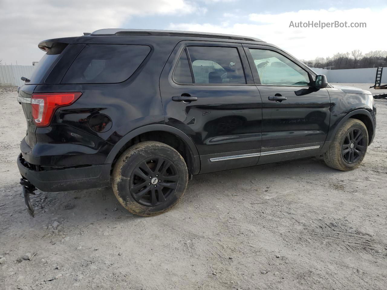 2018 Ford Explorer Xlt Black vin: 1FM5K8D85JGB86945