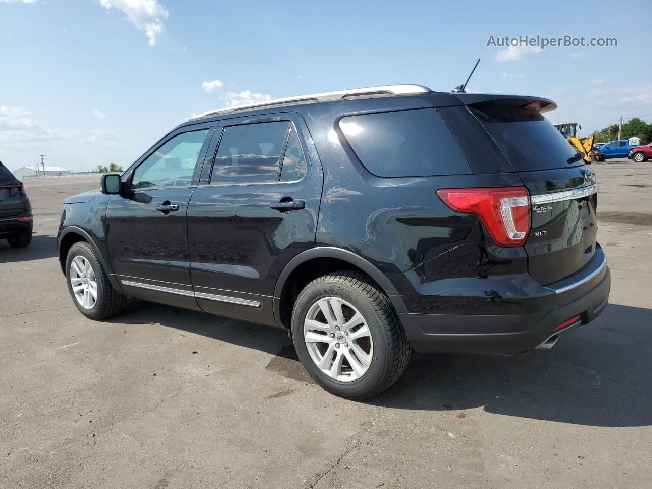 2018 Ford Explorer Xlt Black vin: 1FM5K8D85JGB94463