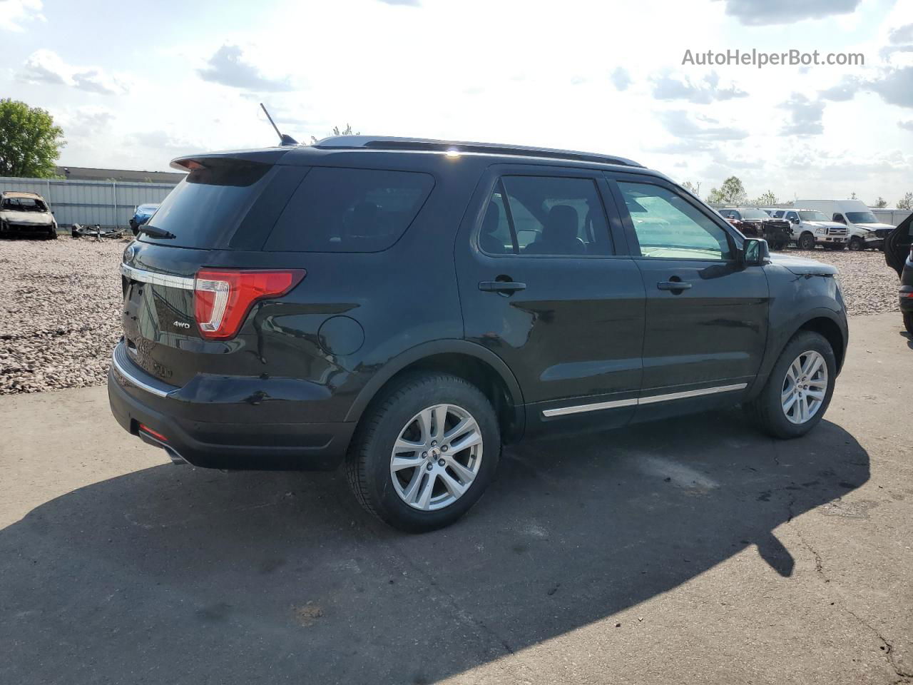 2018 Ford Explorer Xlt Black vin: 1FM5K8D85JGB94463