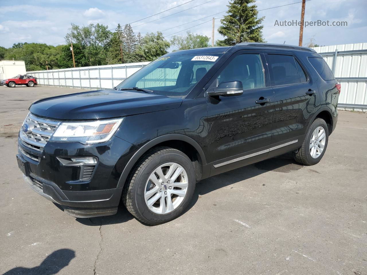 2018 Ford Explorer Xlt Black vin: 1FM5K8D85JGB94463