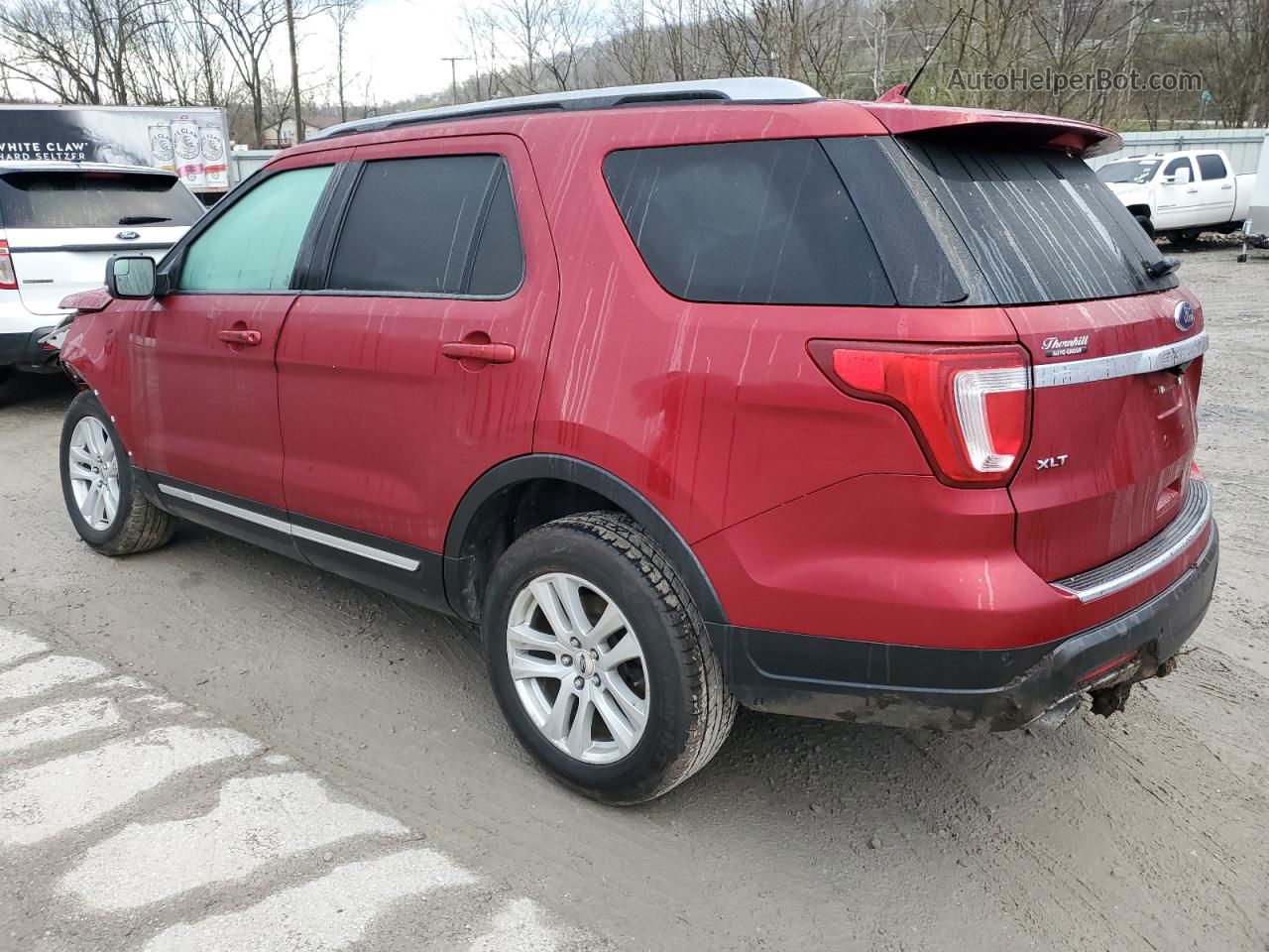 2018 Ford Explorer Xlt Красный vin: 1FM5K8D85JGC83420