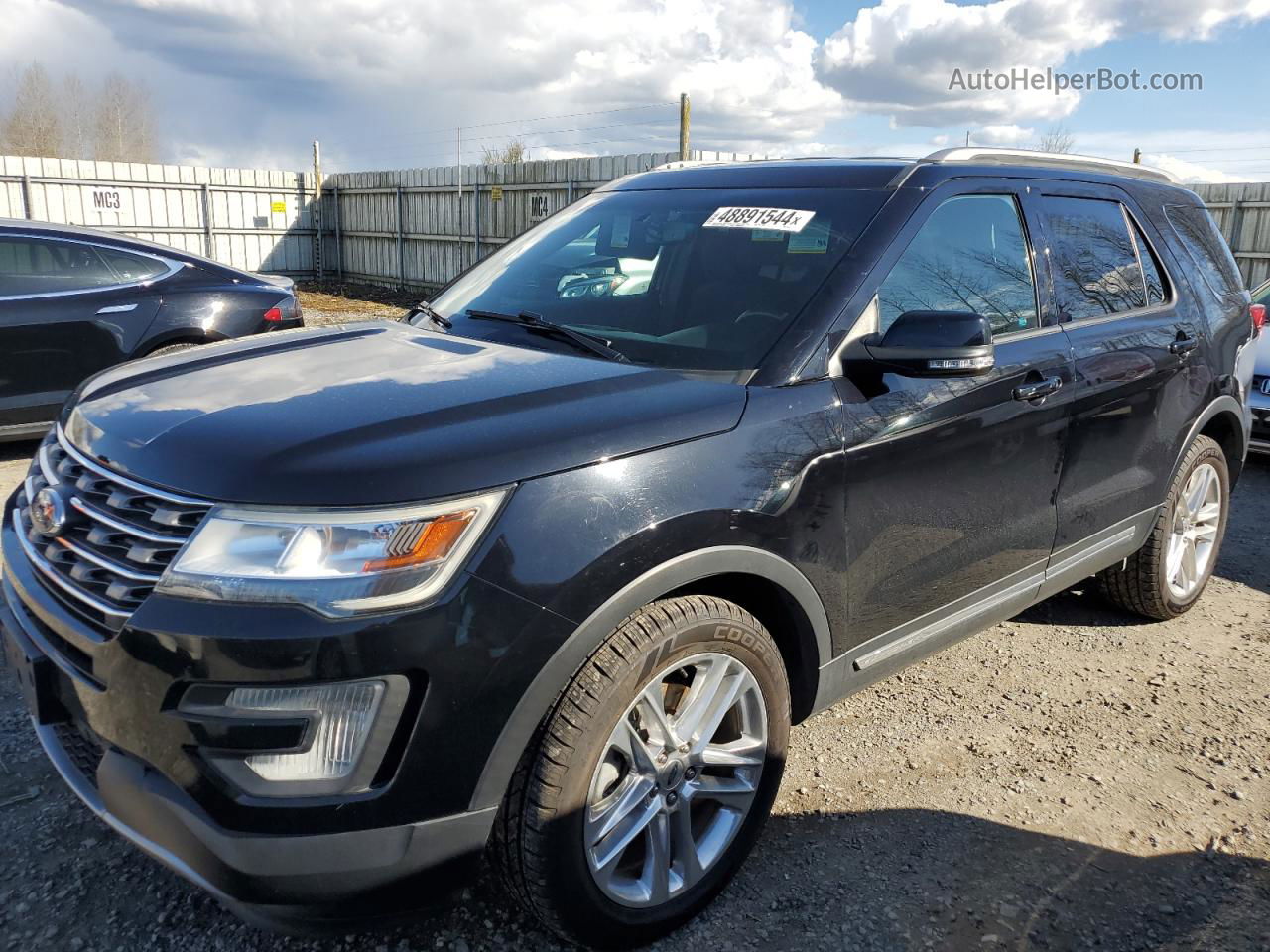 2017 Ford Explorer Xlt Black vin: 1FM5K8D86HGA88761