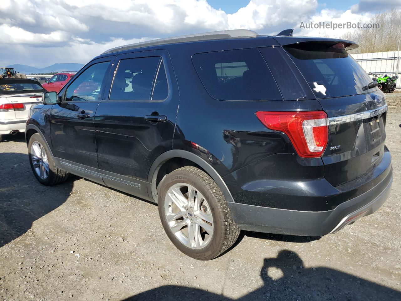 2017 Ford Explorer Xlt Black vin: 1FM5K8D86HGA88761