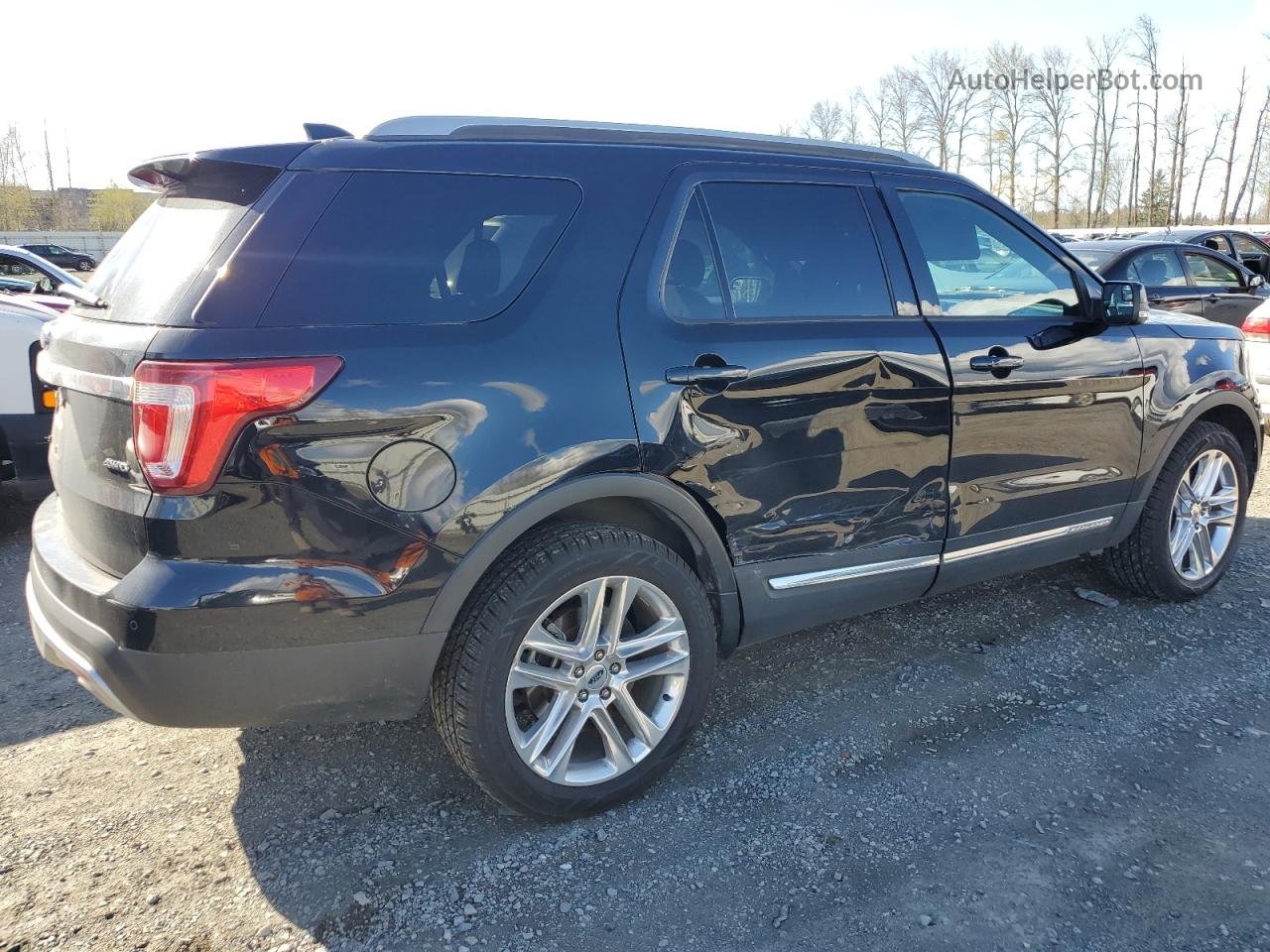 2017 Ford Explorer Xlt Black vin: 1FM5K8D86HGA88761