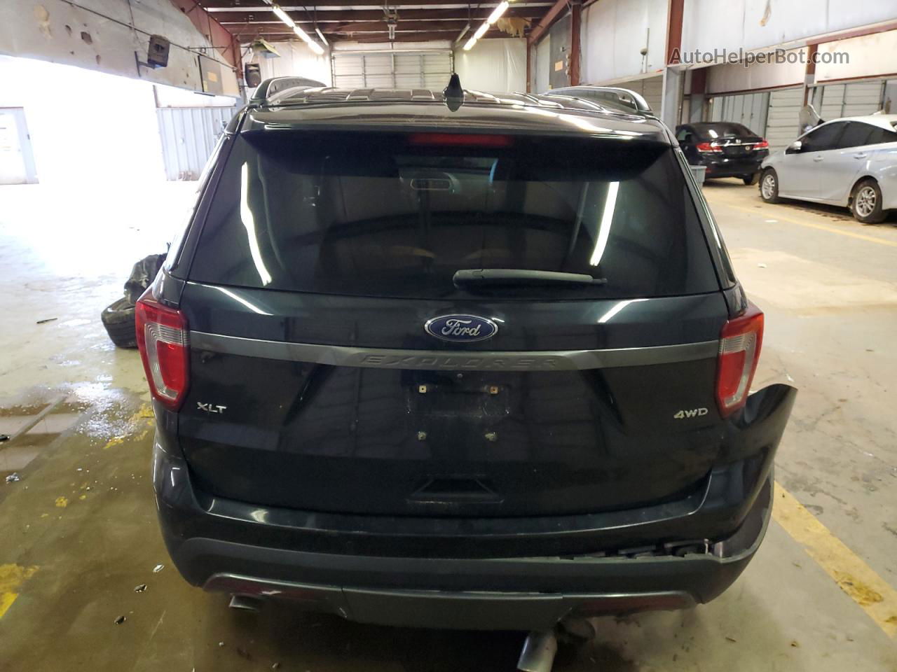 2017 Ford Explorer Xlt Black vin: 1FM5K8D86HGB44570