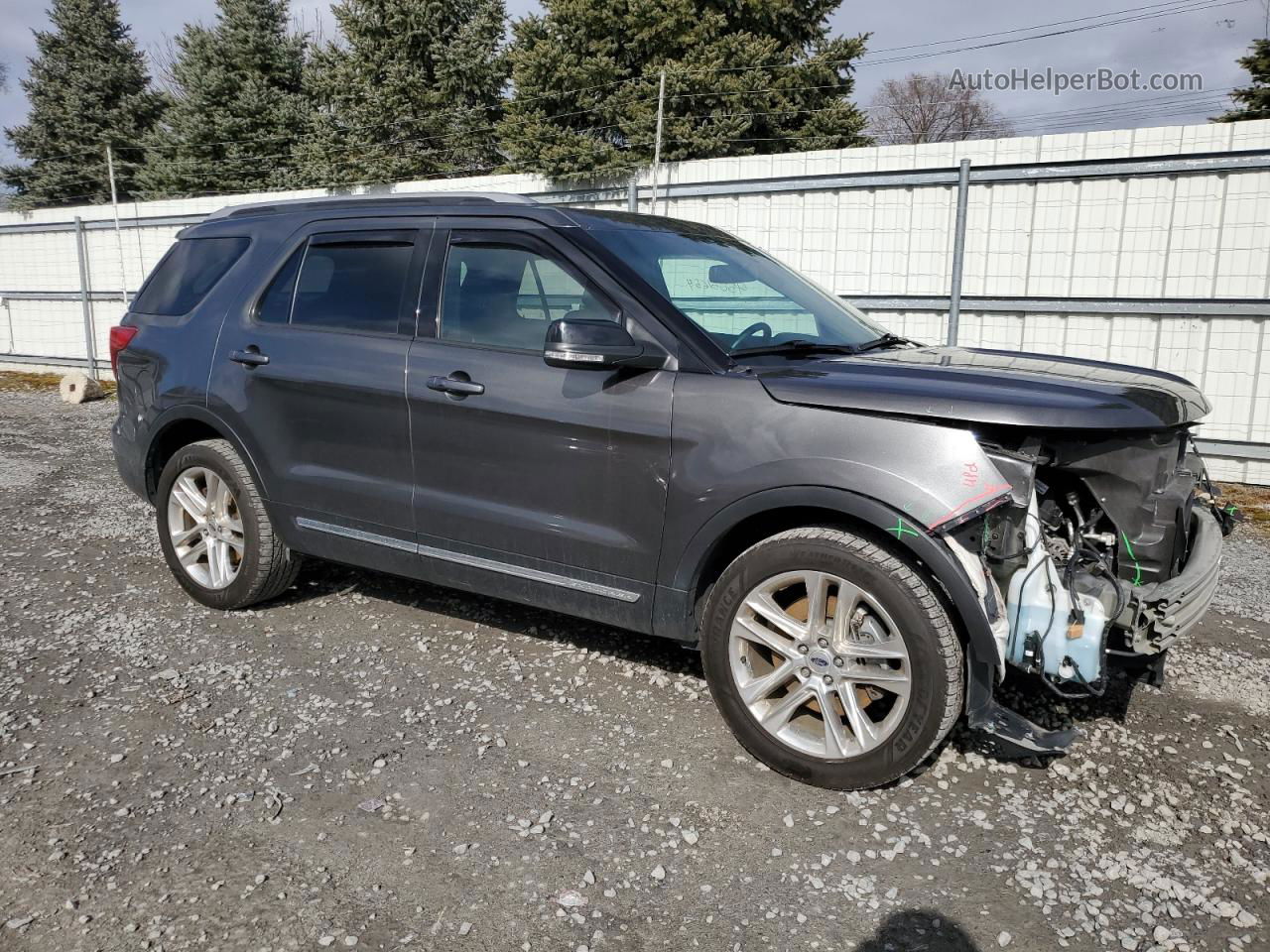 2017 Ford Explorer Xlt Зеленый vin: 1FM5K8D86HGB58226