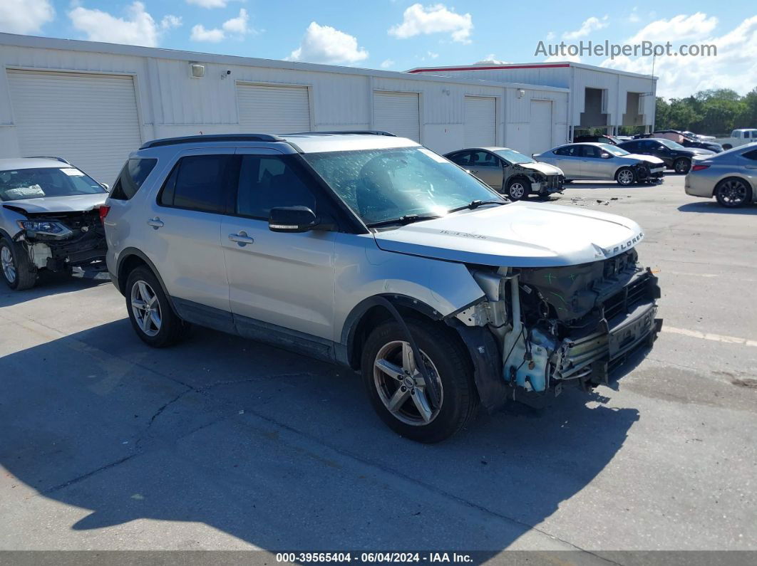 2017 Ford Explorer Xlt Silver vin: 1FM5K8D86HGB68089