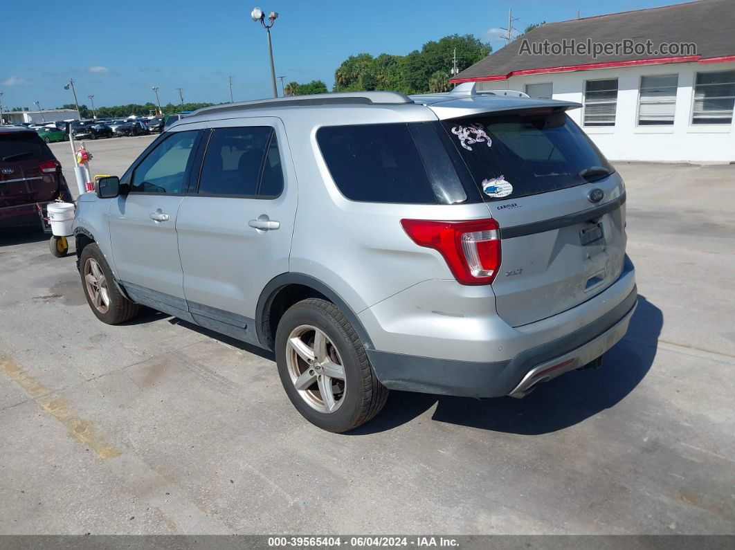 2017 Ford Explorer Xlt Silver vin: 1FM5K8D86HGB68089