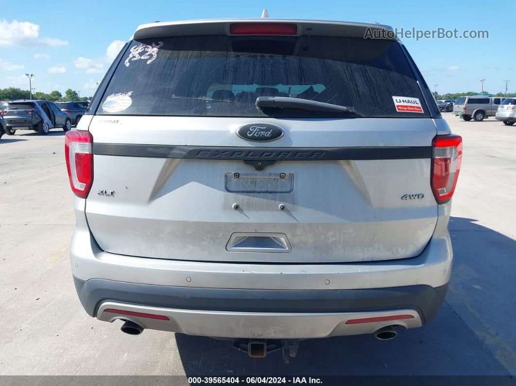 2017 Ford Explorer Xlt Silver vin: 1FM5K8D86HGB68089