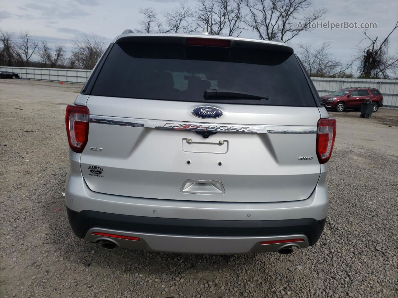 2017 Ford Explorer Xlt Silver vin: 1FM5K8D86HGB89041