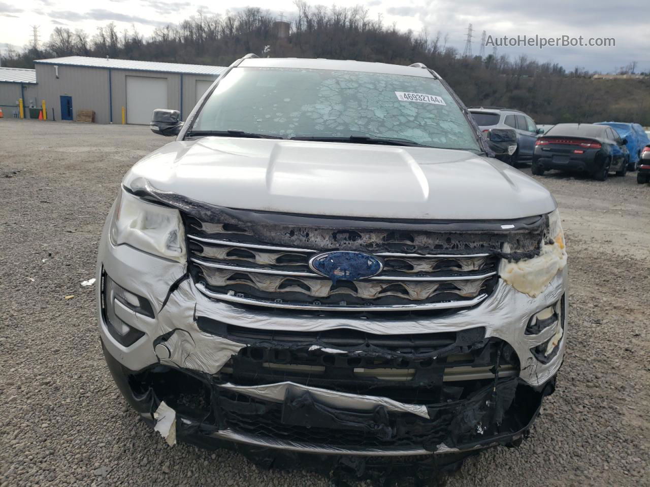 2017 Ford Explorer Xlt Silver vin: 1FM5K8D86HGB89041