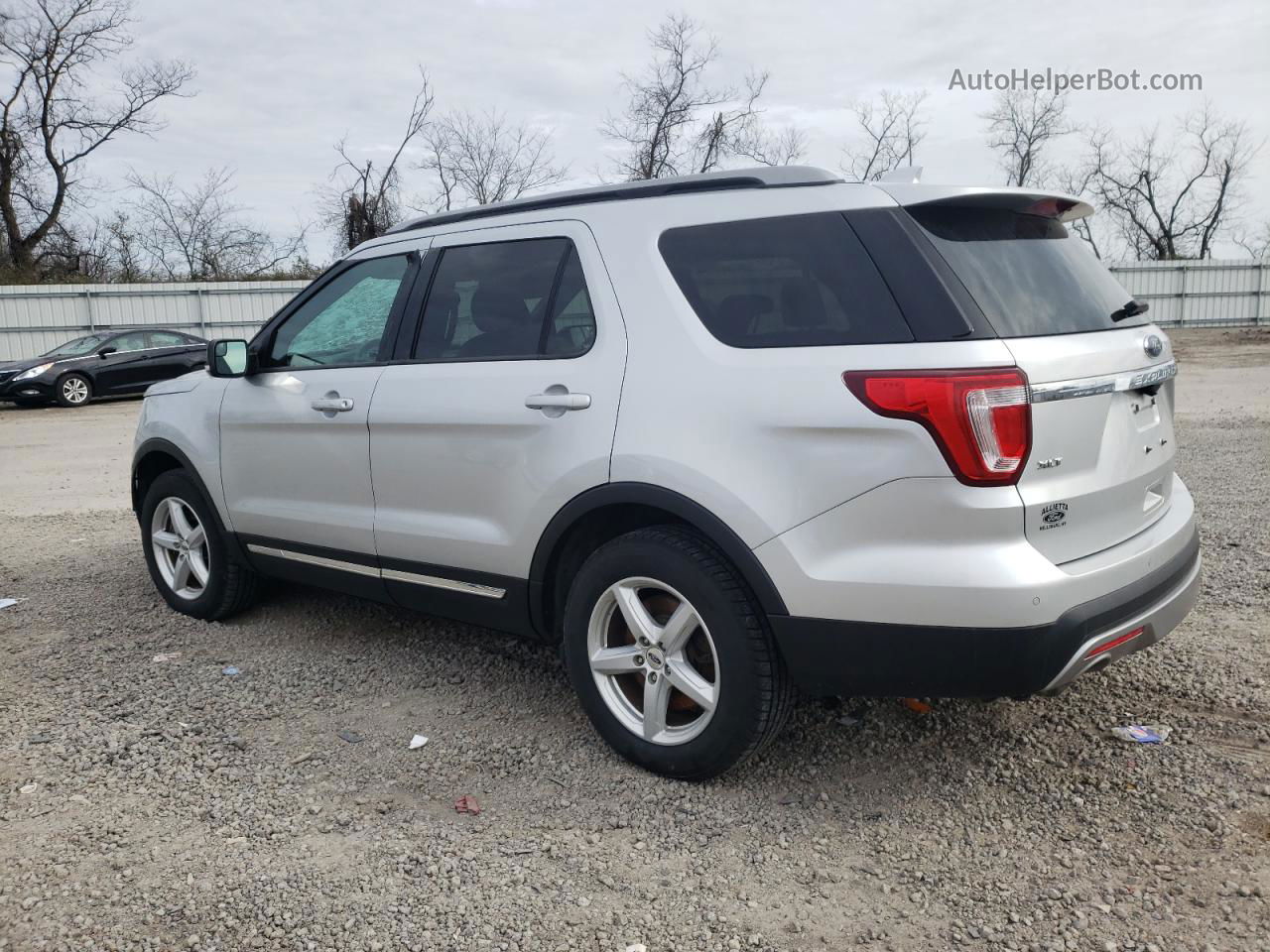 2017 Ford Explorer Xlt Silver vin: 1FM5K8D86HGB89041