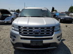 2017 Ford Explorer Xlt Silver vin: 1FM5K8D86HGC26511