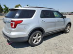 2017 Ford Explorer Xlt Silver vin: 1FM5K8D86HGC26511