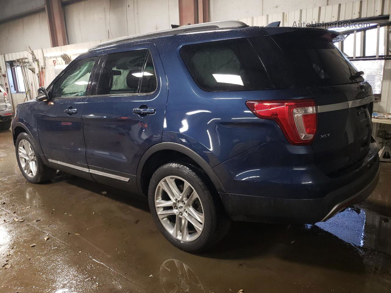 2017 Ford Explorer Xlt Синий vin: 1FM5K8D86HGD37432