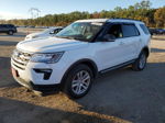 2018 Ford Explorer Xlt White vin: 1FM5K8D86JGA27884