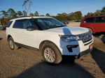 2018 Ford Explorer Xlt White vin: 1FM5K8D86JGA27884