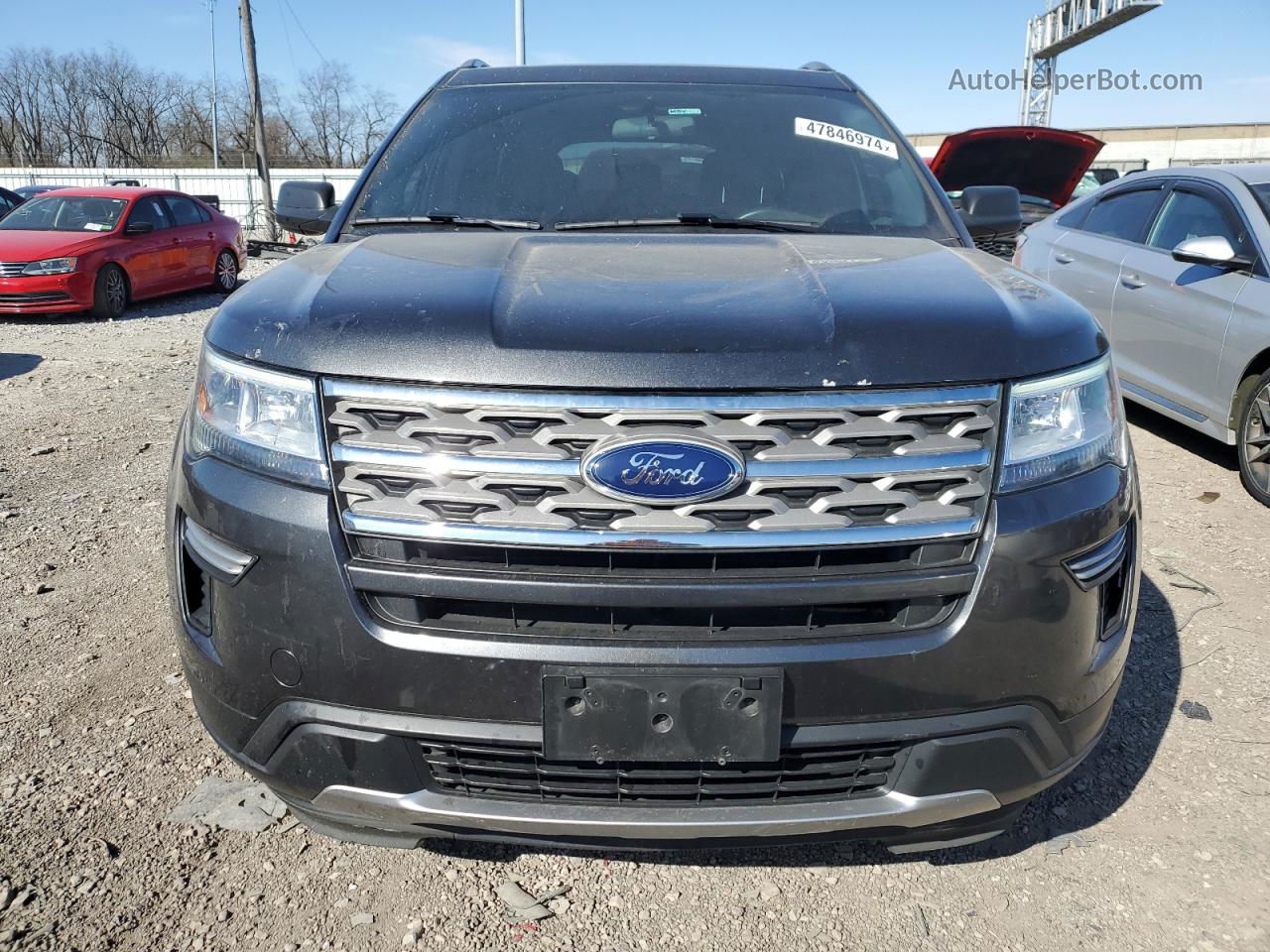 2018 Ford Explorer Xlt Серый vin: 1FM5K8D86JGA65714