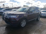 2018 Ford Explorer Xlt Burgundy vin: 1FM5K8D86JGB25409