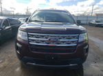 2018 Ford Explorer Xlt Burgundy vin: 1FM5K8D86JGB25409