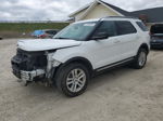 2018 Ford Explorer Xlt White vin: 1FM5K8D86JGB28505