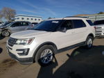 2016 Ford Explorer Xlt White vin: 1FM5K8D87GGA16577