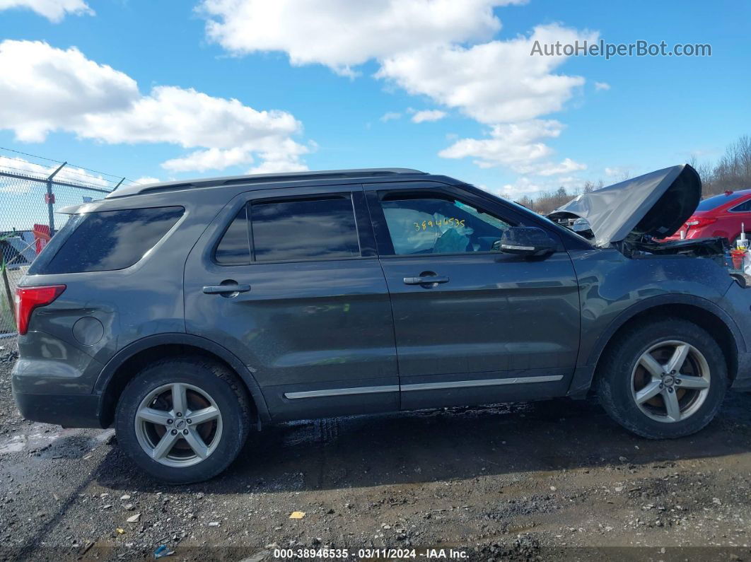 2017 Ford Explorer Xlt Black vin: 1FM5K8D87HGA40346