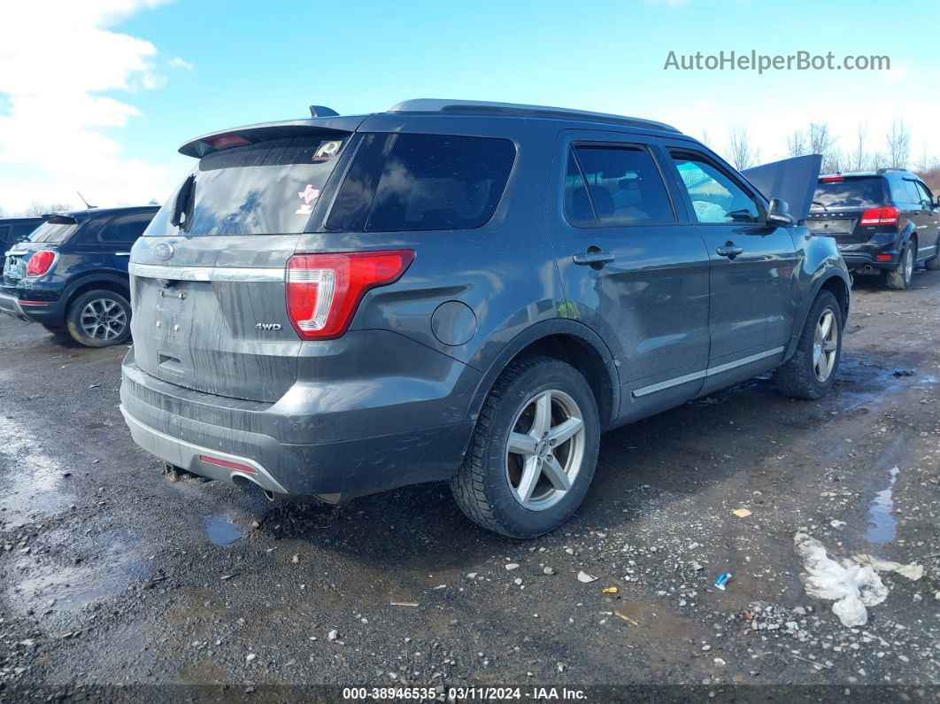 2017 Ford Explorer Xlt Black vin: 1FM5K8D87HGA40346