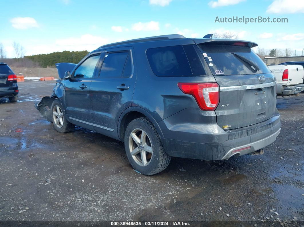 2017 Ford Explorer Xlt Black vin: 1FM5K8D87HGA40346