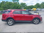 2017 Ford Explorer Xlt Red vin: 1FM5K8D87HGC50476