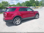 2017 Ford Explorer Xlt Red vin: 1FM5K8D87HGC50476