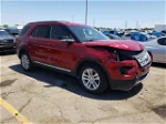 2018 Ford Explorer Xlt Red vin: 1FM5K8D87JGB29517