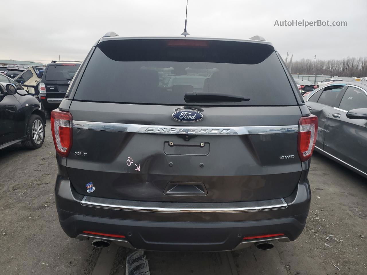 2018 Ford Explorer Xlt Угольный vin: 1FM5K8D87JGB60296