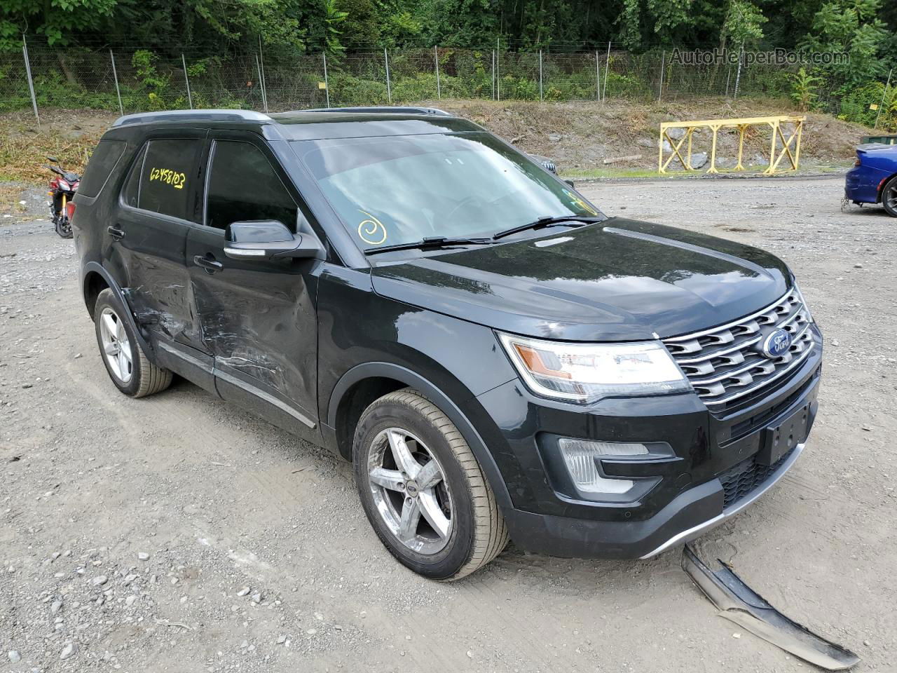 2017 Ford Explorer Xlt Black vin: 1FM5K8D88HGC01982