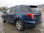 2017 Ford Explorer Xlt Синий vin: 1FM5K8D88HGD47119