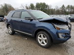 2017 Ford Explorer Xlt Blue vin: 1FM5K8D88HGD47119