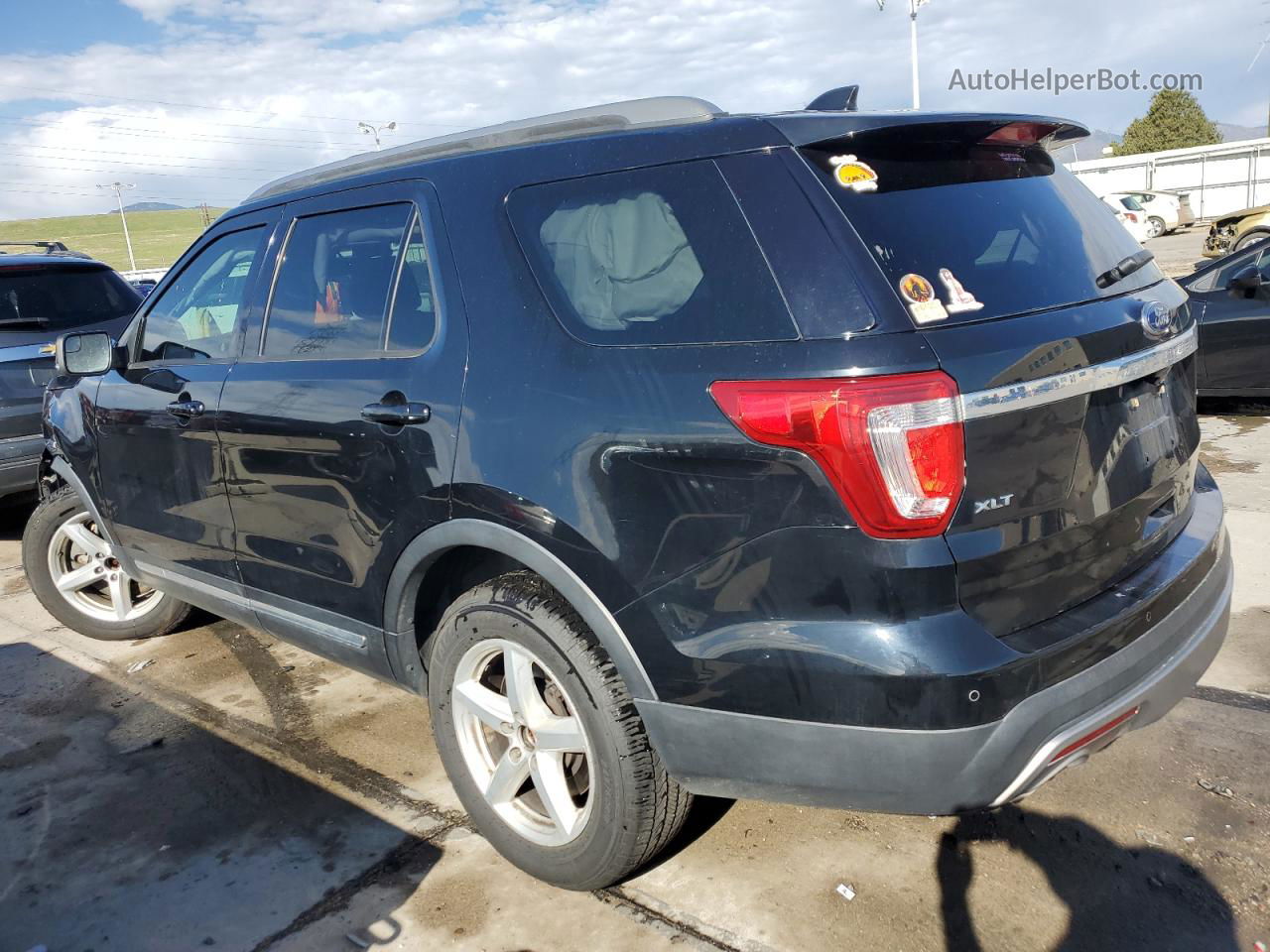 2017 Ford Explorer Xlt Black vin: 1FM5K8D88HGD88138