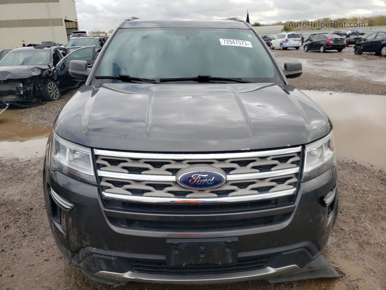 2018 Ford Explorer Xlt Charcoal vin: 1FM5K8D88JGA13890