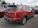 2018 Ford Explorer Xlt Red vin: 1FM5K8D88JGA19477