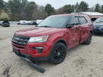 2018 Ford Explorer Xlt Red vin: 1FM5K8D88JGA61356