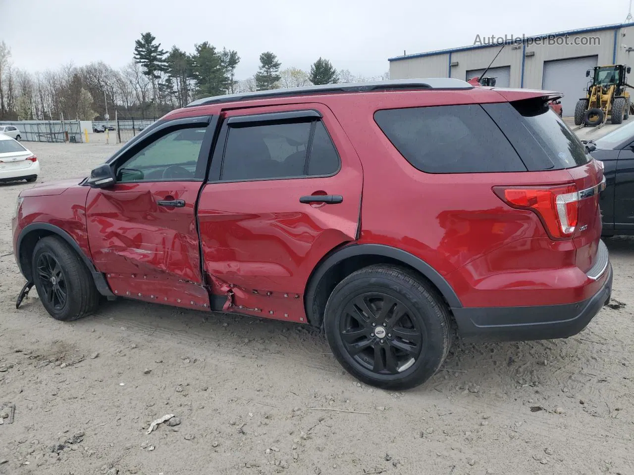 2018 Ford Explorer Xlt Красный vin: 1FM5K8D88JGA61356